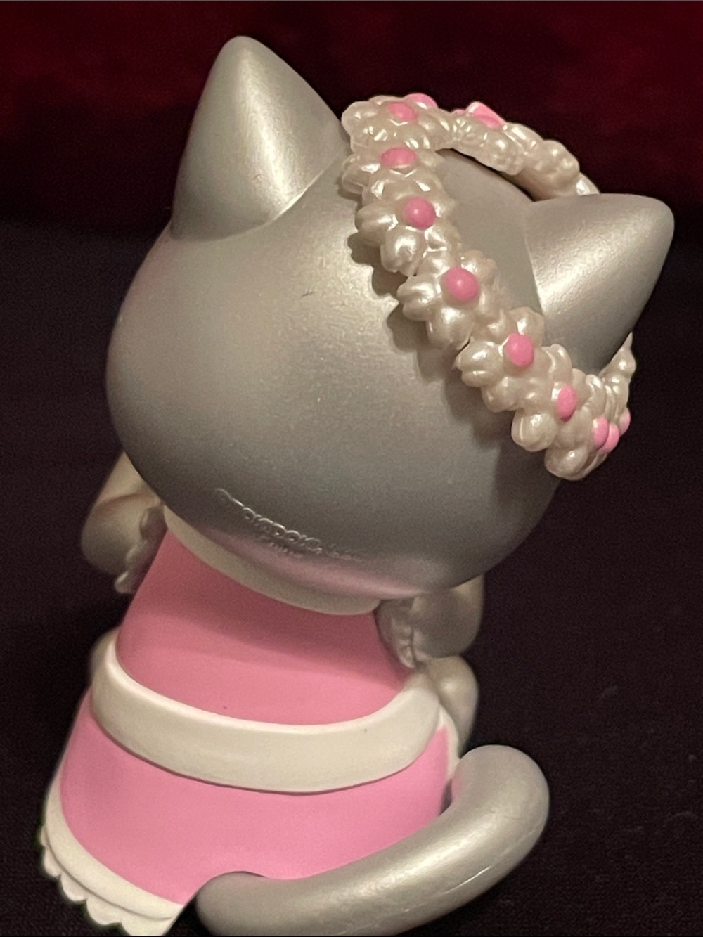 tokidoki Cherry Blossom Cat Vinyl Figure - Pink & Silver - Picture 6 of 6